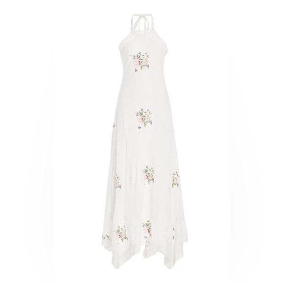 Loveshackfancy Kamia Lace Embroidered Maxi dress, size 00, EUC - Picture 4 of 8